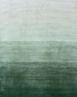 Green Linear Drift Rug